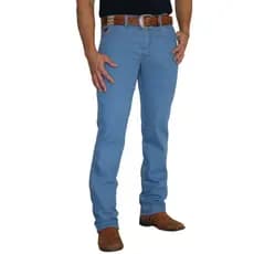 Calça Country Masculina Tradicional Corte Reto Elastano Rodeio Atacado PARA USAR COM TEXANAS
