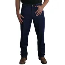 Calça Jeans Masculina Preta e Azul Tradicional com 'MINIMOS DEFEITOS'