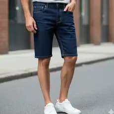 Kit 2 Bermudas Jeans Masculina com Elastano Lycra Tradicional Promoção Premium