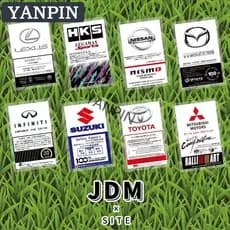 [JDM] Adesivo Eletrostático para Carro, Adesivo Decorativo para Para-brisa para Honda, Toyota, Nissan, BMW, Mercedes-Ben