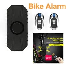 Alarme De Bicicleta Motocicleta Elétrico Segurança Anti Perda Controle Remoto Sem Fio Detector De Vibração