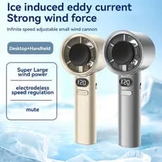 Portátil Mini Ventilador Elétrico 120 Velocidades De Vento Tipo-C Recarregável Ventiladores Pessoais De Alta Velocidade