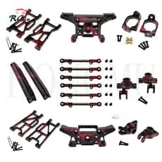 MJX Hyper Go 1/10 10210 10208 V2 Modificação De Metal Acessórios De Atualização Suporte De Amortecedor Braço Inferior Di