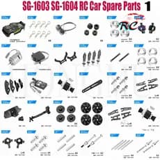 SG1603 SG1604 SG-1603-1604 UDI1606 RC Peças Sobressalentes De Carro shell Engrenagem Diferencial Eixo De Transmissão Cop