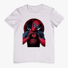 Camiseta Masculina Algodão Deadpool Promoção Manga Curta