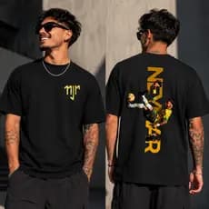 Camiseta NJR Streetwer Futebol Unissex Algodão Premium Frente  e Costas