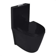 Vaso Sanitário Monobloco Preto Produzido em Cerâmica Modelo Unio - Tubrax - VAB0018