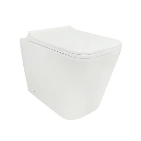 Vaso Sanitário Bacia Privada Convencional Quadrado Tubrax Cor Branco