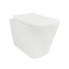 Vaso Sanitário Bacia Privada Convencional Quadrado Tubrax Cor Branco