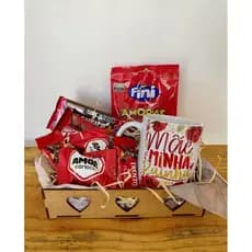 kit bandeija coração 40 unidades desmontada +cola
