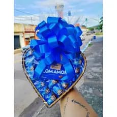 kit bandeija p coração 10 unidades montadas