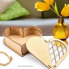 60 coração personalizadas