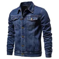 Jaqueta masculina slim fit outono inverno promoção Trucker denim