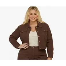Jaqueta jeans cropped feminina plus size vários modelos Pequenos defeitos promoção