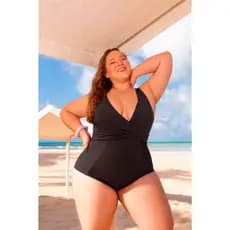 Maio tamanhos grandes plus size praia piscina 46 a 54