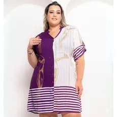 Saída de praia chique elegante plus size