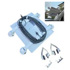 Suporte Starlink Mini G4 Com Ventosas Para Fixação Rápida Segura Teto Solar de Carro Vidro traseiro