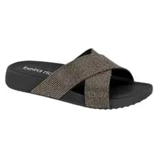 SANDALIA PRETA STRASS CONFORT BEIRA RIO 35