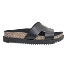 SANDALIA SLIDE PRETA 38