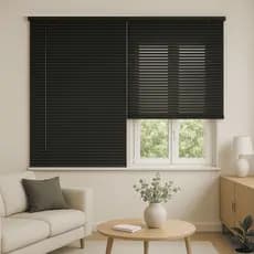 Persiana PVC Trilho Metálico 200larg x 140alt (2 pçs de 100larg x 140alt)