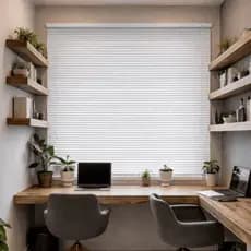 Persiana Horizontal PVC 25mm com Trilho Metálico - Persiana Pronta