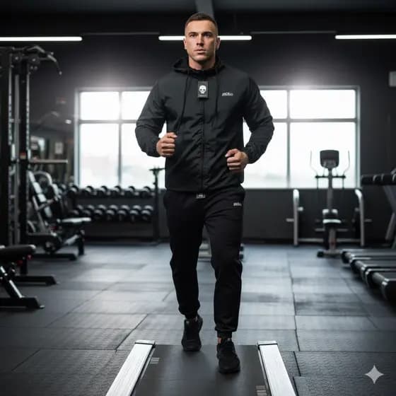 Conjunto Corta Vento Esportiva Academia Semi Forrado Impermeável JackCo + Calça Jogger Aspen JackCo