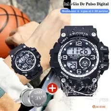 Relogio Masculino A Prova D Água De Silicone Relogio Masculino De Luxo Digital Esportivas Cronômetro S-815