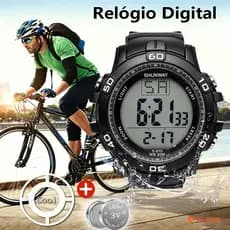 Relogio Esportivo Relógios Masculinos A Prova Água Silicone De Luxo Digital Cronômetro Com Led S910
