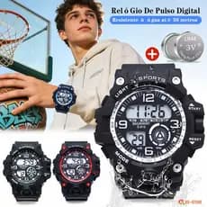 Relógios Relogio Masculino A Prova D Água De Silicone Masculinos Luxo Digital Esportivas Cronômetro