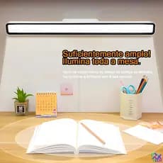 Luminária De Mesa LED Luz Recarregável Touch Haste Flexível Lâmpada De Estudo Sem Fio Usb