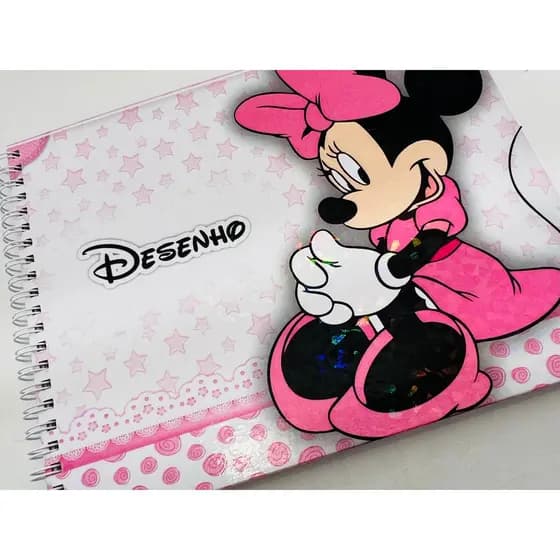 Caderno De Desenho Infantil Minnie Mouse