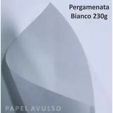 Papel Pergaminho Pergamenata Bianco 230 Gramas - 1 Folha