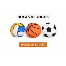 Almofada Divertida Bola Jogos Futebol, Volei Escolha a Sua