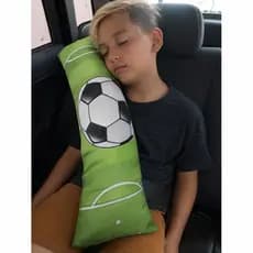 Almofada para Cinto de Segurança Sublimada Futebol COPA BRASIL Conforto e Proteção no Carro