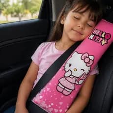Almofada para Cinto de Segurança Infantil -  Protetor de Pescoço Carro Conforto Viagem