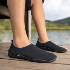 Sapatilha Nautica Antiderrapante Aquática De Praia Pescaria Neoprene Unissex Hibrida Confortavel