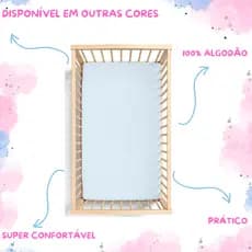 Lençol de Malha com Elástico para Berço Americano – Conforto e Praticidade