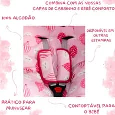 Protetor de Cinto Estampado 02 peças Macio Menina Menino