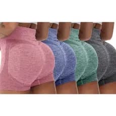 ✨Shorts Levanta Bum Bum feminino Academia Fitness Cintura Alta✨  Vestimentas Esportivas e para o Ar Livre