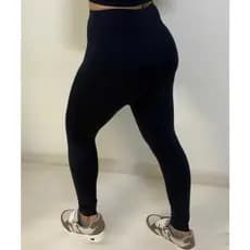 Calça Legging Lisa Poliamida Fitness  Vestimentas Esportivas e para o Ar Livre