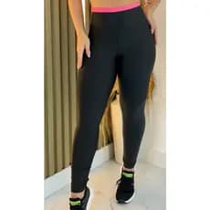 Calça legging bicolor fitness para academia e dia a dia e Esportes e Atividades ao Ar Livre
