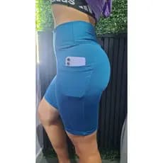 SHORTS DE ACADEMIA COM BOLSO SUPLEX POWER ZERO TRANSPARÊNCIA Esportes e Atividades ao Ar Livre