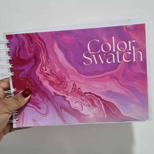 Livro de Tabela de Cores Color Swatch 50 Folhas 120g
