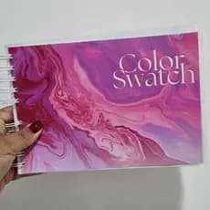 Livro de Tabela de Cores Color Swatch 50 Folhas 120g