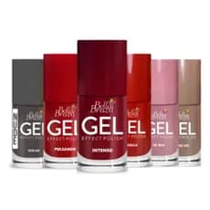 Kit 6 Esmaltes unhas Efeito Gel Bella Brazil SECA SEM CABINE
