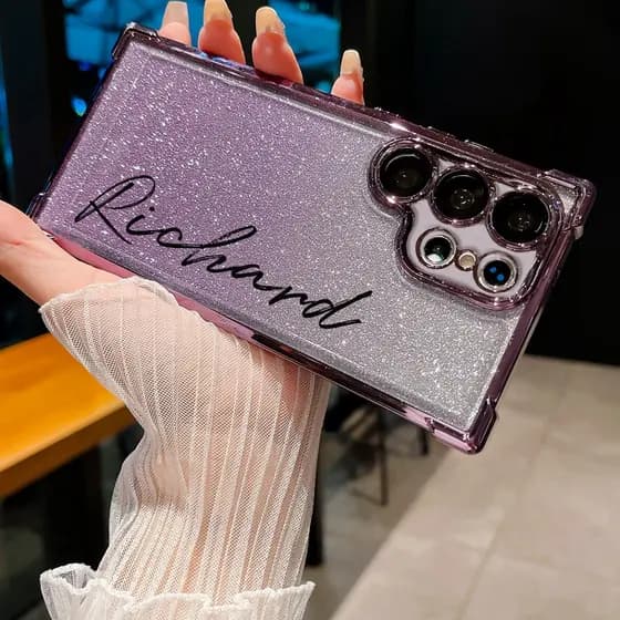 Novo Estojo Telefônico Com design De Nome Personalizado Para Samsung Galaxy s24 ultra 23 Mais S23ultra S22ultra S24Plus