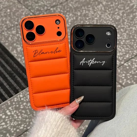 Nova Capa De Telefone À Prova De Choque Com Texto Personalizado Preenchido Para iPhone 17 pro Max Invólucro