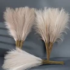 10pcs Pampas Grama Wed Flower Decoração Casa Quarto Falsos Guia De Casamento Artificial Acessórios De 55cm