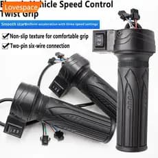 LS-STORE 3 Velocidades Bicicleta Elétrica Scooter Controle De Velocidade Acelerador Torção Aperto Guiador Para E-Bike &