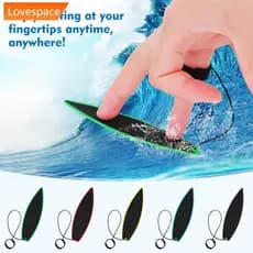 LS-STORE Prancha De Surf De Dedo Com Corda Mini Fingertip Skate Toy Fidget Stress Relief Em Miniatura Gadgets Legais Par